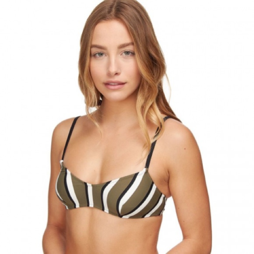 Solid & Striped Rachel bikini top S new with tags